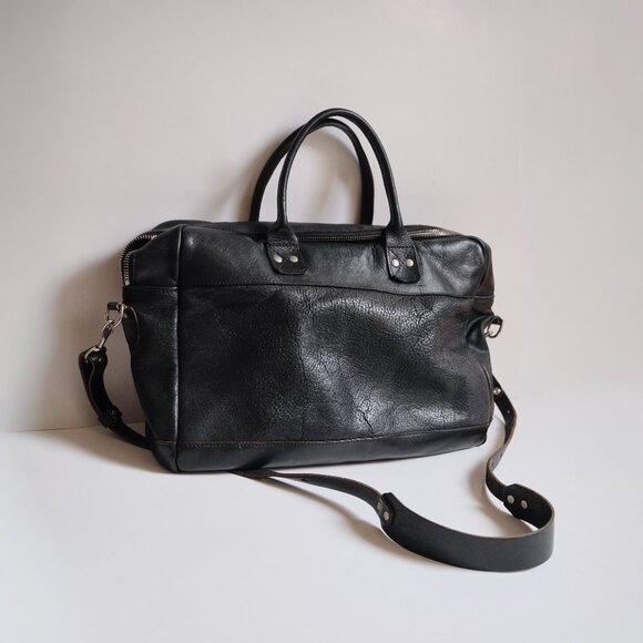 Billykirk Vintage Leather Briefcase - Black - Picture 2 of 9